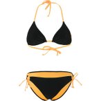 CHIEMSEE Bikini-Set mit Kontrastfutter, Größe 36 A/B in Schwarz