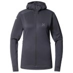 Haglöfs - Women's L.I.M Mid Multi II Hood - Fleecejacke Gr XS grau