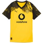 PUMA Damen Shirt BVB Home Jersey Replica W with Sponsor, Größe L in Schwarz