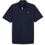 PUMA Herren Polo Pure Solid Polo, Größe S in Blau