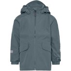 Didriksons Norma 3  Kinder  Regenjacke grau Größe 100 Trekking  Winddicht Wass