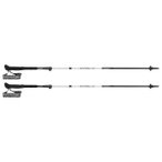 Leki - Skytera FX Carbon SL Compact - Trekkingstöcke Länge 100-120 cm weiß/or