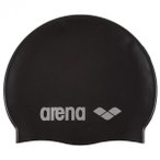 Arena - Classic Silicone - Badekappe schwarz/grau