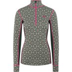 Kari Traa Rose Half Zip  Damen  Langarm Unterhemden gruen Größe XS   Hautfreun