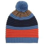 Color Kids - Kid's Hat Colorblock - Mütze Gr 50 cm blau