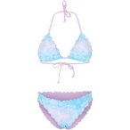 CHIEMSEE Bikini-Set mit Wellenkante, Größe 34 A/B in Blau