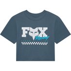 Fox Checker Baby  Damen  T-Shirts blau Größe XL Lifestyle Hautfreundlich