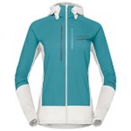 Norrøna - Women's Senja Alpha90 Hood - Laufjacke Gr L türkis