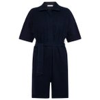 KnowledgeCotton Apparel - Women's Posey Wide Fit Bouclé Suit - Jumpsuit Gr S bl