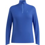 Odlo Mid Layer Essential 1/2 Zip Damen Laufshirt ( Blau M Größe,)