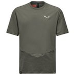 Salewa - Pedroc Dry Wind T-Shirt - Funktionsshirt Gr 46 grau/oliv
