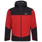 Jack Wolfskin - Rockpaw 3L Jacket - Regenjacke Gr XL rot/schwarz