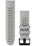Garmin - Bracelet de rechange - Bracelet QuickFit 26mm Silicone Gris clair / Ver