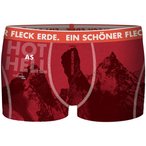 Ein schöner Fleck Erde Hot As Hell Boxer Herren  Kurze Unterhose rot Größe S 