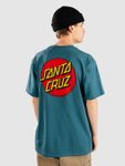 Santa Cruz Classic Dot Chest T-Shirt teal Gr. L