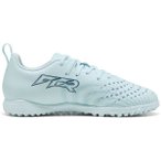PUMA Kinder Fussball-Hartplatzschuhe FUTURE 9 PLAY TT Jr, Größe 37 in Silber