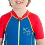 SPEEDO Kinder Sw-slip Seasquad Hot Tot Suit Im Blue, Größe 80 in Blau