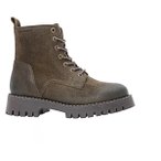 Ten Points - Women's Penny Lace Suede Boots - Freizeitstiefel 36 braun/grau