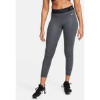 NIKE Damen Tight W NP DF MR 7/8 TIGHT AOP, Größe L in Grau