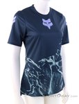 Fox Ranger Image Print Damen Bikeshirt-Dunkel-Blau-S