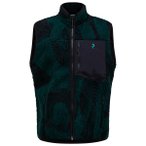 Peak Performance - Graphic Pile Vest - Fleeceweste Gr S schwarz
