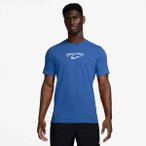 NIKE Herren Shirt M NK DF TEE PRO TRAINING, Größe S in Blau