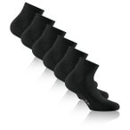 Rohner - Basic Sneaker Plus 3er Pack - Multifunktionssocken 35-38 schwarz
