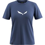 Salewa Solid DRI-Release  Damen  T-Shirts blau Größe XXS Trekking  Hautfreundl