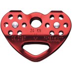 Petzl Tandem doppelte Seilrolle (Größe One Size, rot)