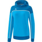 ERIMA Damen Kapuzensweat CHANGE hoody, Größe 36 in Blau