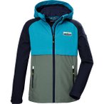 KILLTEC Kinder Funktionsjacke KOS 137 BYS SFTSHLL JCKT, Größe 176 in Blau