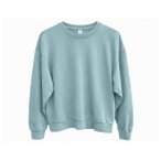 Mazine - Genderless Natural Dye Sweatshirt - Pullover Gr XS türkis/weiß