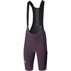 Bergzeit Basics Jeuf Pro Gravel Cargo Bib kurz Herren  Fahrradhose lila Größe 