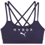 PUMA Damen BH W x HYROX MOVE STRAPPY BRA, Größe M in Grau