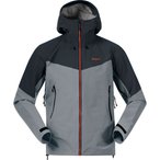 Bergans Rabot Alpine 3L Shell  Herren  Regenjacke grau Größe M Trekking  Windd