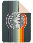 Voited - 4-in-1 Campingdecke - CloudTouch Blanket Camp Vibes Greengabel  - Blau