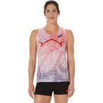 ASICS Damen Shirt METASPEED SINGLET, Größe L in Braun