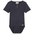 Minymo - Kid's Body S/S Rib - Body Gr 80 grau