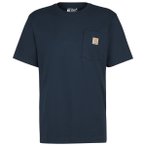 Carhartt - Workw Pocket S/S - T-Shirt Gr S blau
