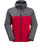 JACK WOLFSKIN Herren Funktionsjacke WEILTAL 2L JKT M, Größe L in Rot
