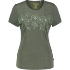 Bergzeit Basics Meru Queluz  Damen  T-Shirts gruen Größe XS Trekking  Hautfreu