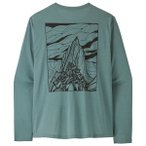 Patagonia - L/S Cap Cool Daily Shirt Cloud Crag - Funktionsshirt Gr S türkis