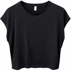 Mazine Ecovero Viscose Cropped  Damen  T-Shirts schwarz Größe XL Lifestyle  Ha