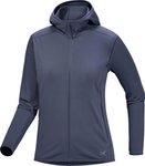 Arc'teryx - Stretch-Fleecejacke mit Kapuze &ndash; Damen / Frauen &ndash; Kyanit