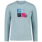 CMP - Girl's T-Shirt 36N2895 - Longsleeve Gr 98 grau/türkis