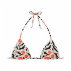 Hurley - Women's Triangle Print - Bikini-Top Gr XS weiß