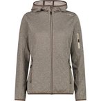 CMP Knitted   Damen  Fleecejacke grau Größe S Trekking  Elastisch