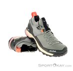 Salewa Puez 2 Knit PTX Damen Trekkingschuhe-Grau-8,5