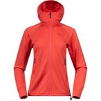 Bergans Damen Rabot Merino Tech Hoodie Jacke (Größe XL, orange)