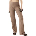 Mandala Wide Leg Damen Trainingshose ( Hellbraun S Größe,)